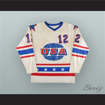 Bobby Crawford 12 Team USA World Junior Championships White Hockey Jersey