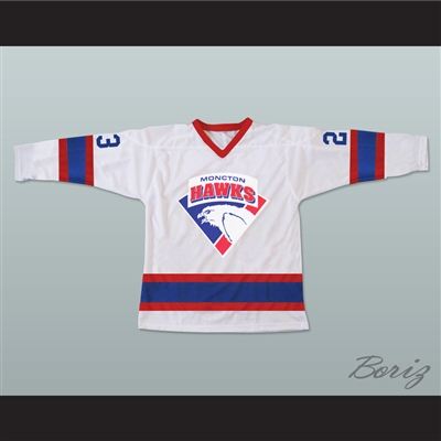 Larry Olimb 16 St Paul Fighting Saints AHA Blue Hockey Jersey — BORIZ