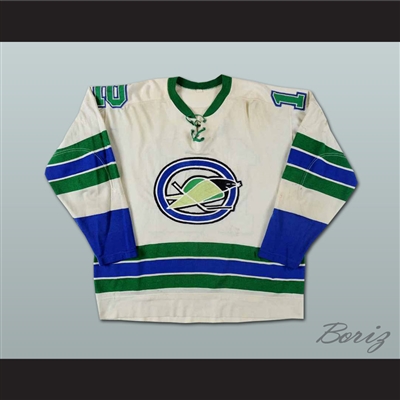 Roberto Luongo 1 Lowell Lock Monsters White Hockey Jersey — BORIZ