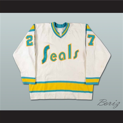 Larry Olimb 16 St Paul Fighting Saints AHA Blue Hockey Jersey — BORIZ