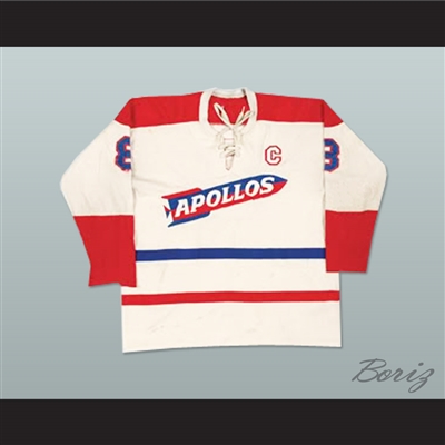 Larry Olimb 16 St Paul Fighting Saints AHA Blue Hockey Jersey — BORIZ