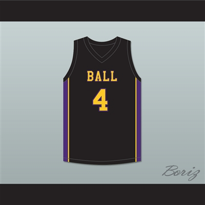 Mike Evans 4 Ball High School Tors Black Basketball Jersey