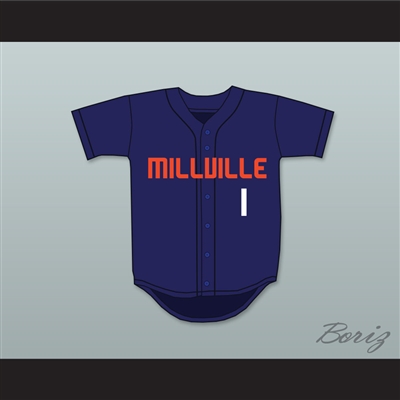 Mike Trout 1 Millville Senior High School Thunderbolts Orange