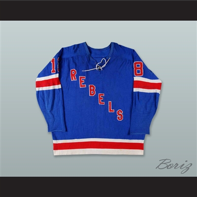 Salem Roanoke Rebels Blue Tie Down Hockey Jersey