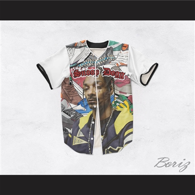 Snoop Dogg 45 Sneaker Heads Baseball Jersey