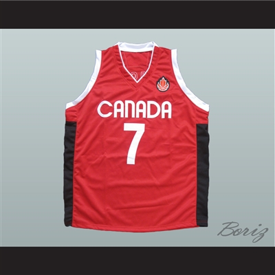 Basketball Jerseys Steve Nash #7 Team Canada Jersey White