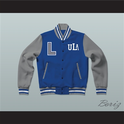 ULA University of Los Angeles Fighting Peacocks Blue Varsity Letterman ...