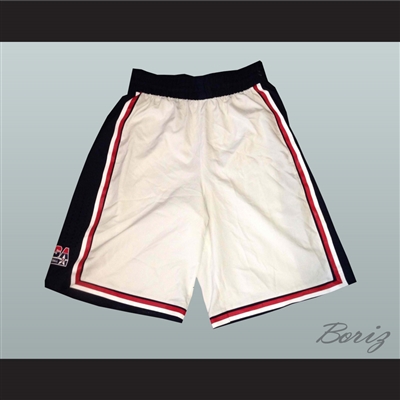 USA Team Basketball Shorts White